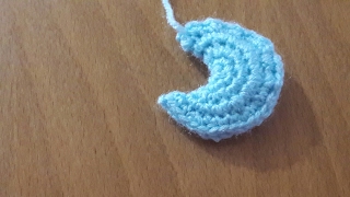 هلال رمضان مجسم كروشيهhow to crochet new moon [upl. by Fidelia]