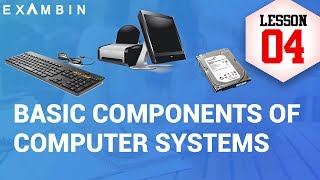 Components of Computer System  An Introduction to CPU IO Devices  Computer awareness  Lesson 4 [upl. by Tiffi]