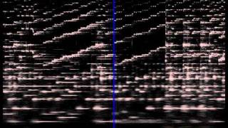 Spectrogram of Beethovens Kreutzer violin sonata excerpt [upl. by Ydal]