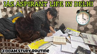 I WOKE UP AT 3AM FOR UPSC 2024MY EARLY MORNING STUDY ROUTINE FOR UPSC 2024CLASSESTESTS amp REVISION [upl. by Quintessa]