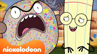 Rock Gets Glitter Stuck On Him ✨ BRAND NEW Rock Paper Scissors Full Scene  Nicktoons [upl. by Lehcir]