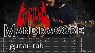 MANDRAGORE GOJIRA GUITAR TAB POSSESSED DEMO [upl. by Holleran]