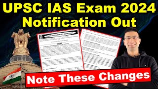 UPSC IAS Exam 2024 Notification Out  Note These Changes  Important Highlights  Gaurav Kaushal [upl. by Gerhardt]