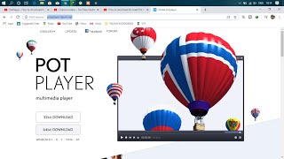 HOW TO DOWNLOAD AND INSATLL OFFICIAL POTPLAYER FOR PC WINDOWS 1087 [upl. by Assillam393]