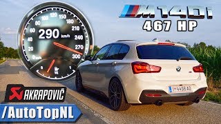 467HP BMW M140i xDrive MS Tuning 0290kmh ACCELERATION by AutoTopNL [upl. by Annavahs]