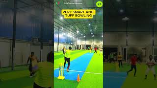 Smart Bowling and tuff to play Indoor Cricket cricket shorts cricketshorts [upl. by Salena]