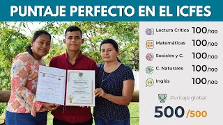 👨🏽‍🎓 ICFES  Entrevista con el mejor puntaje de Colombia 500500 [upl. by Nylg]