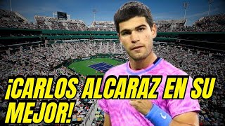 🎾 quotCarlos Alcaraz deslumbra en Indian Wells Resumen de su actuación espectacularquot [upl. by Ecirp396]