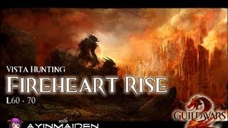 Guild Wars 2  Fireheart Rise Vistas [upl. by Naellij752]