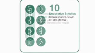 SINGER® TALENT™ 3321 Sewing Machine Stitches [upl. by Par]