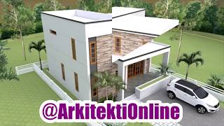 Plan per Shtepi me dy kate 9x10 metra  Arkitekti Online [upl. by Ssyla]