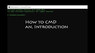 Command Prompt Basics How to use CMD [upl. by Nahtad]