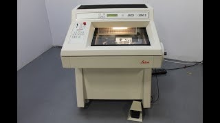 Leica CM3050 S 3 Research Cryostat w Specimen Cooling OptionMicrotome CM3050S  11873 [upl. by Siuqram]