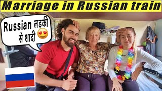 YEKATERINBURG TO ST PETERSBURG  INDIAN GOT MARRIED IN RUSSIAN TRAIN JOURNEY [upl. by Rior]