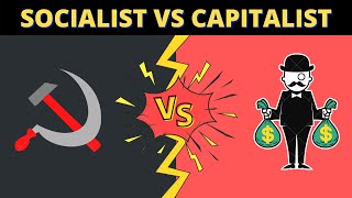 Capitalism vs Socialism  5 Minute Video [upl. by Glavin]