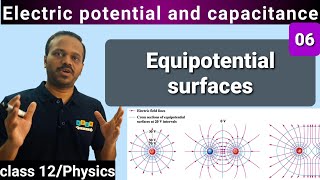 Electric potential and capacitance 06 equipotential surfaces  properties  CLASS 12 electrostatics [upl. by Llerej]