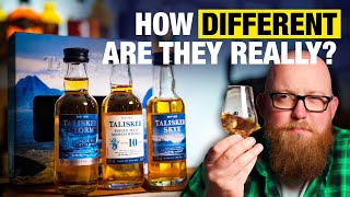 Talisker Taste Test Talisker 10 vs Talisker Skye vs Talisker Storm [upl. by Pontius]