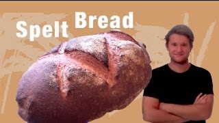 Easy Wholemeal Spelt Bread Recipe [upl. by Anertac]