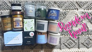 Random haul 🛍️ candle first impressions 🛍️ from Yankee Bath amp Body Works Swan Creek among others [upl. by Landis]