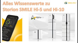 Alpha ESS Storion SMILE Hi5 und Hi10 Alles Wissenswerte zu Batteriespiecher und Wechselrichter [upl. by Kilgore]