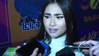 Paloma Mami habla con los medios tras su exitosa participación en Lollapalooza Chile 2019 [upl. by Araminta803]