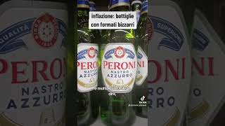 Inflazione e shrinkflation bottiglie di birra con formati bizzarri Raffo 45CL e Peroni 62CL [upl. by Ykroc]