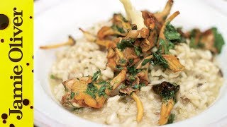 Jamies Perfect Mushroom Risotto [upl. by Hanschen795]