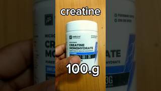 Wellcore Creatine Monohydrate Unboxing Review💪youtube viral fitness shorts home [upl. by Nodnyl875]