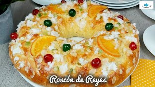 🌲 🇪🇦 ROSCÓN de REYES tradicional Receta sencilla PASO A PASO Haz tu propio Roscón de Reyes [upl. by Leafar]