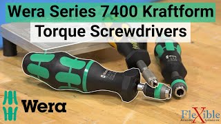 Wera Series 7400 Kraftform Adjustable Torque Screwdrivers  Flexible Assembly Systems [upl. by Stanly574]