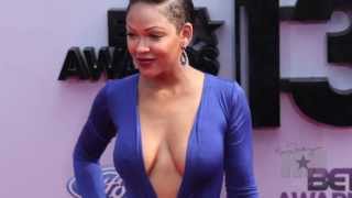 Meagan Good Flaunts Her Goods At BET Awards  HipHollywoodcom [upl. by Sidonius]