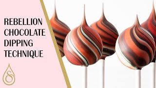 Style Rebellion Chocolate Dipping Technique Full Recipe  Kirsten Tibballs [upl. by Aerdnaed614]