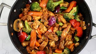 Perfect Chicken Stir Fry  Chicken Vegetable Stir Fry [upl. by Lindberg]