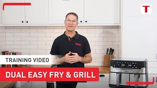 Training Video  Tefal Dual Easy Fry Air Fryer amp Grill [upl. by Halyak]