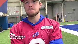 Tyler Bass comes under pressure Bills sign place kicker to practice squad [upl. by Ayrotal134]