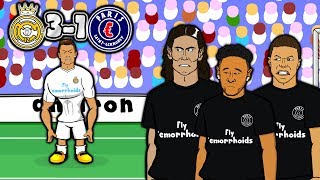 💔MCN  BAD BROMANCE💔 31 Real Madrid vs PSG Champions League 2018 Goals Highlights Parody [upl. by Max821]