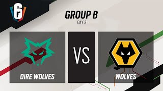 Dire Wolves vs Wolves Esports  Six Invitational 2023 – Group Stage – Day 3 [upl. by Inek]