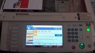 How to Scan using RICOH Copier [upl. by Ansaev926]