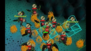 OSRS Leagues  Killing 8 Demonic Gorillas With Undying Retribution BOOOOM Satisfying NUKE 650 [upl. by Eves]