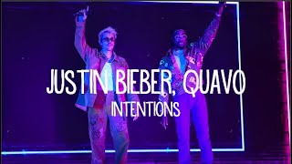 Justin Bieber  Intentions Lyrics ft Quavo ✨ [upl. by Yenittirb]