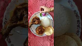 Chicken curry  Furuli curry  Lunch thali foodlunchytshorts [upl. by Hephzipa]