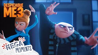 Gru and Lucys Unexpected Surprise 🥳🎉  Despicable Me 3  Movie Moments  Mega Moments [upl. by Frye]