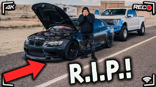 I Cant Believe This Happened BMW M3 DAMAGED [upl. by Onaicnop]