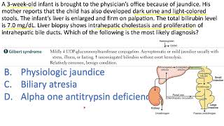 Jaundice Questions Unconjugated hyperbilirubinemia vs Conjugated hyperbilirubinemia [upl. by Spillar894]