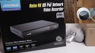 Annke C800 4K PoE CCTV Security System Setup Review amp Demonstration [upl. by Akel]