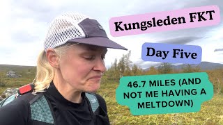 Kungsleden Day Five 425 Miles Hiking 42 Miles by Boat Kvikkjokk to Saltoluokta [upl. by Allez]