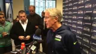 Seahawks coach Pete Carroll updates Ricardo Lockettes condition [upl. by Trubow]