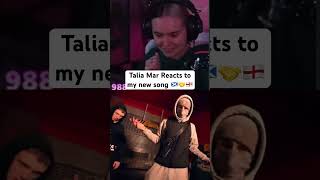 Talia Mar Reaction 💗music ukdrill funny reaction independentartist taliamar [upl. by Adnopoz]