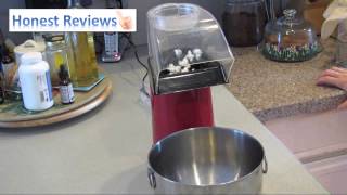 Cuisinart CPM100 EasyPop Hot Air Popcorn Maker Review [upl. by Bethesde448]