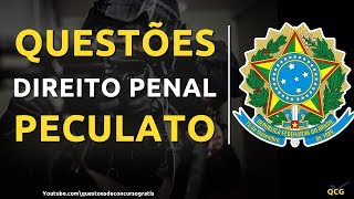 Questões de Direito Penal sobre Peculato [upl. by Yenhpad]